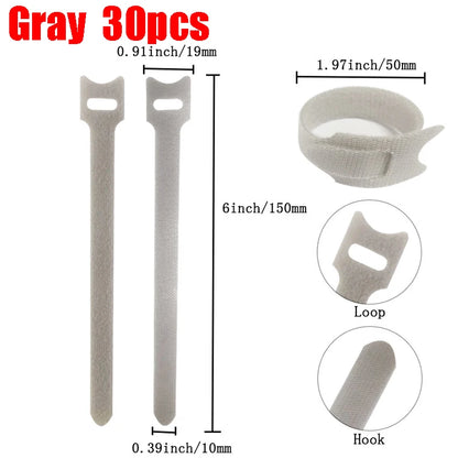 10-100PCS Nylon Cable Ties 20CM