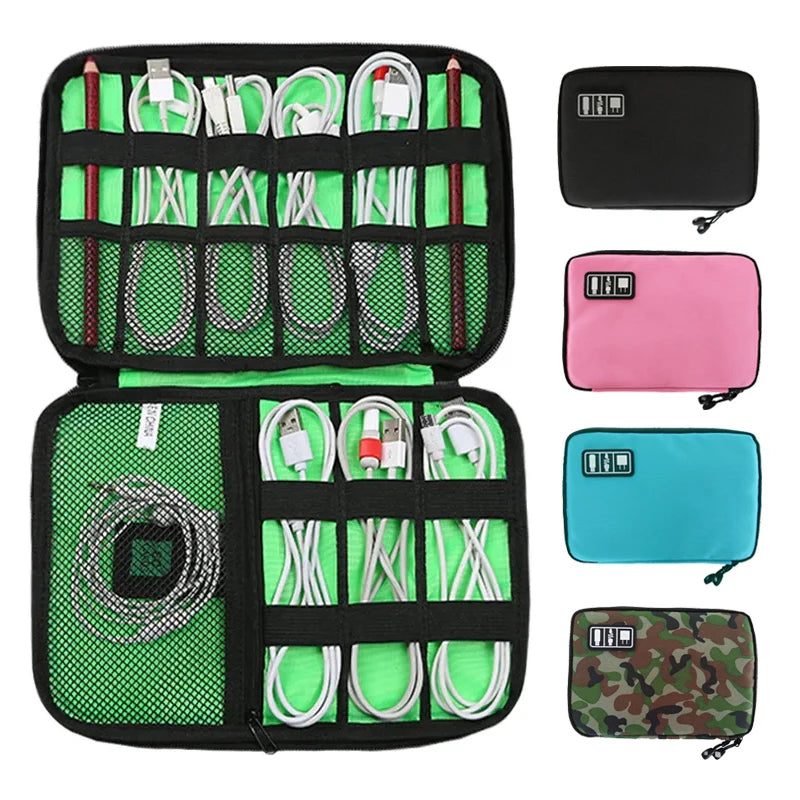 Waterproof Electronic Accessories Organizer Bag