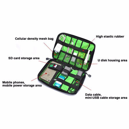 Waterproof Electronic Accessories Organizer Bag