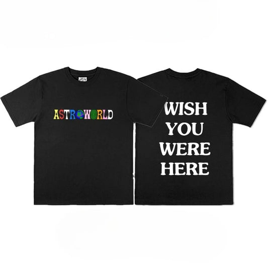 Travis Scott Hip Hop Astroworld Short Sleeve T-Shirt