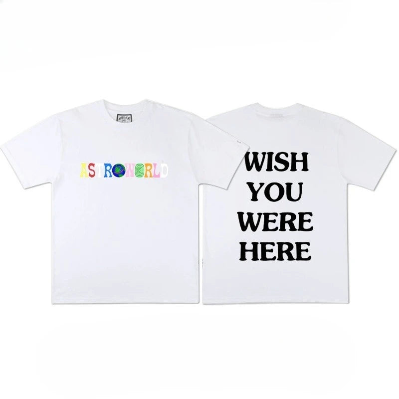 Travis Scott Hip Hop Astroworld Short Sleeve T-Shirt