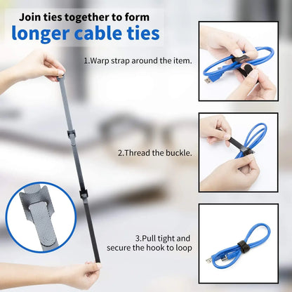 10-100PCS Nylon Cable Ties 20CM