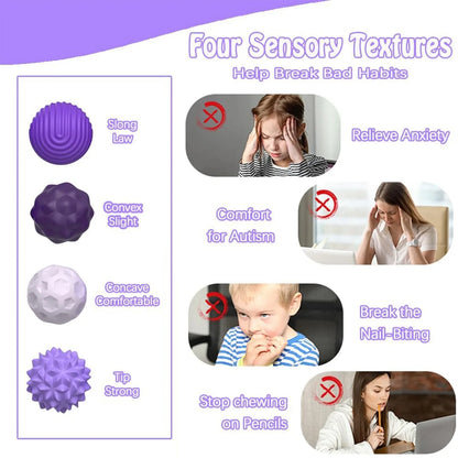 Silicone Magnetic Sensory Balls Fidget Toy